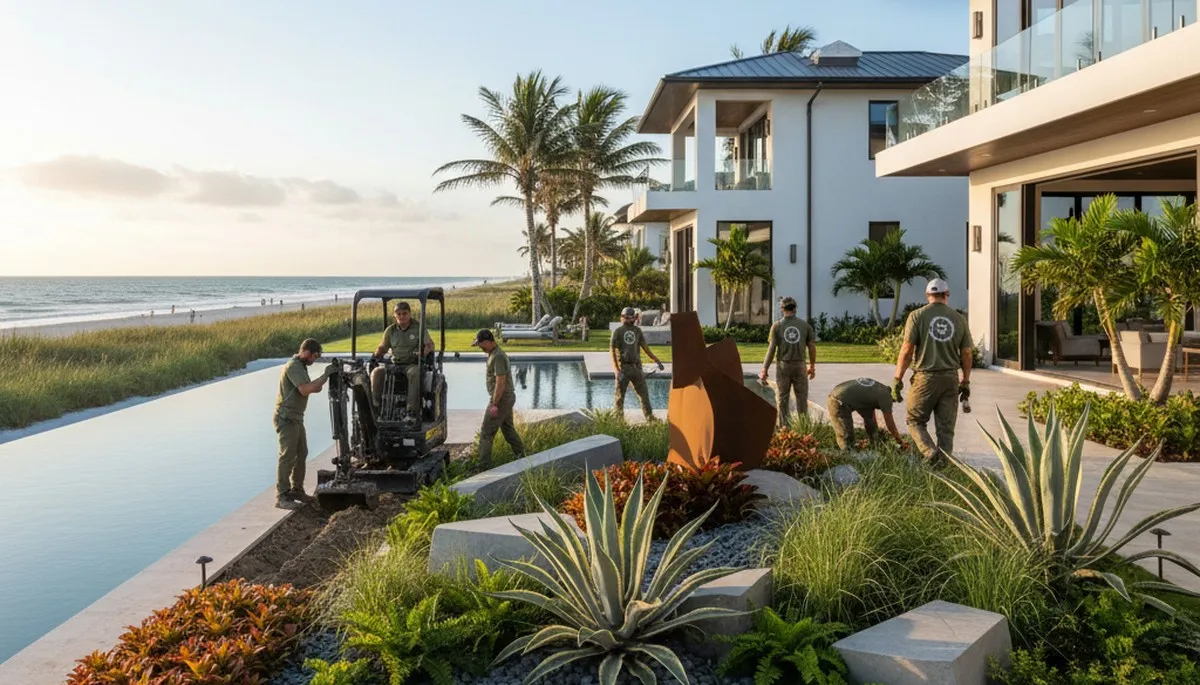 Boca Raton, FL landscaping service for residential and commercial properties