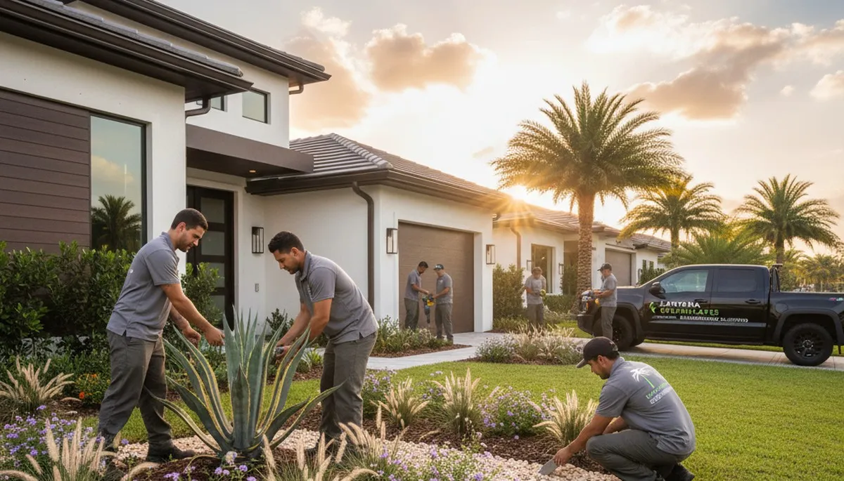 Landscaping service in Boca Raton, FL for residential and commercial properties