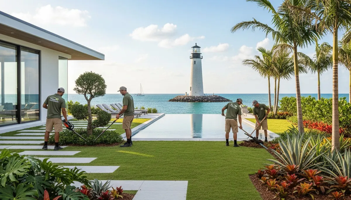 Landscaping service in Boca Raton, FL for residential and commercial properties